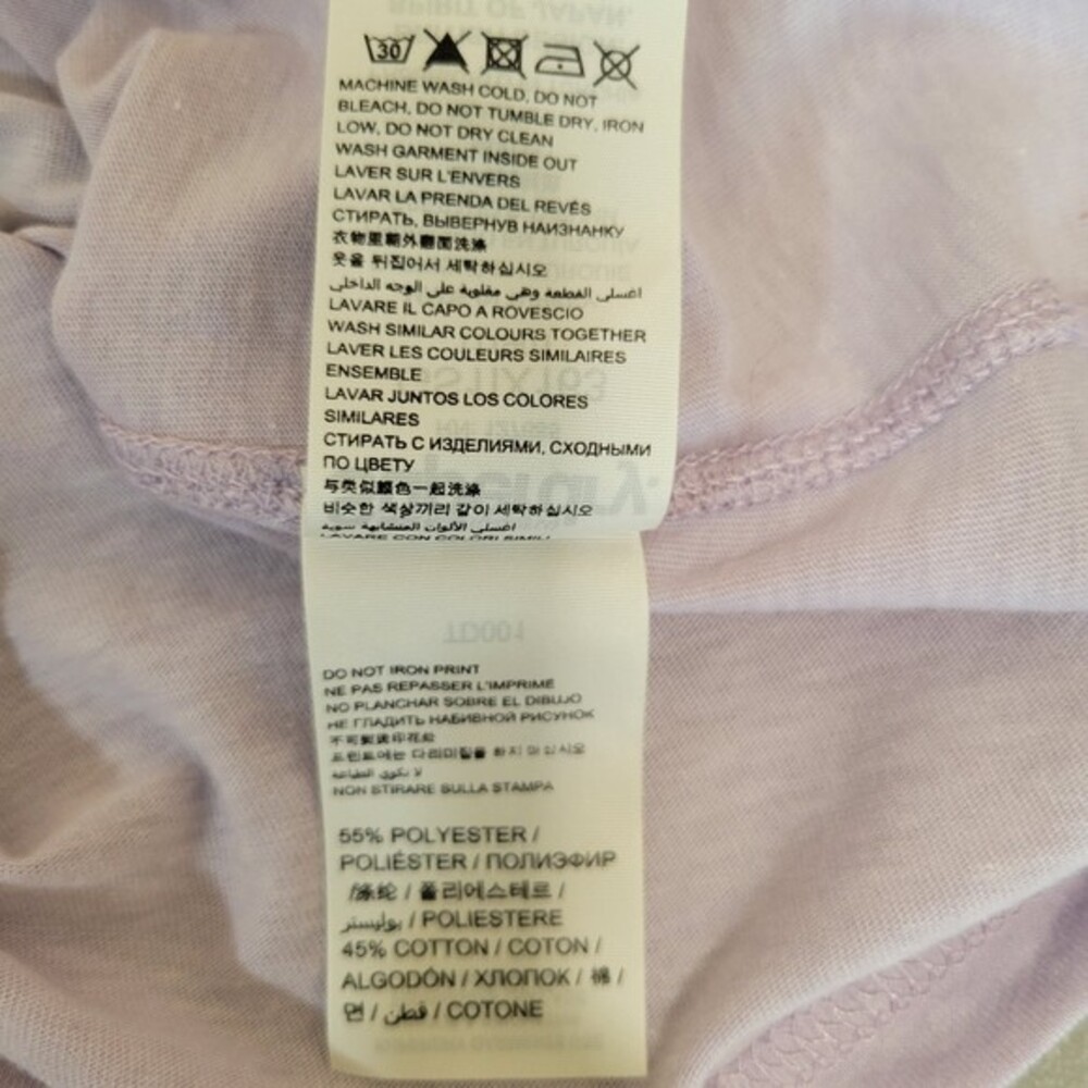 Superdry Vintage Logo Lilac Basic Graphic Tee Siz… - image 8